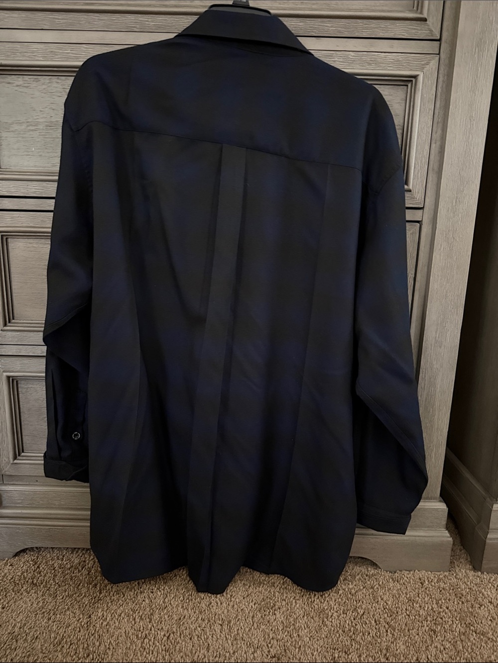 DIXXON Midnight Black Men's Long-Sleeve Button-Down Shirt - Picture 3 of 3